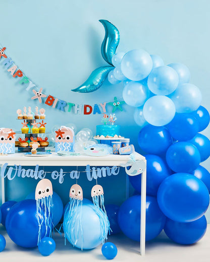 Whale Tail Balloon Arch (40 Balloons)