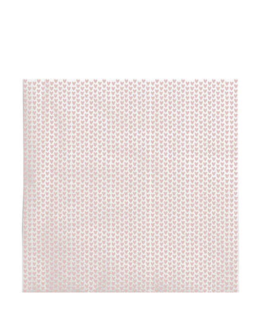Ditsy Hearts Paper Napkins 33cm (16pk)