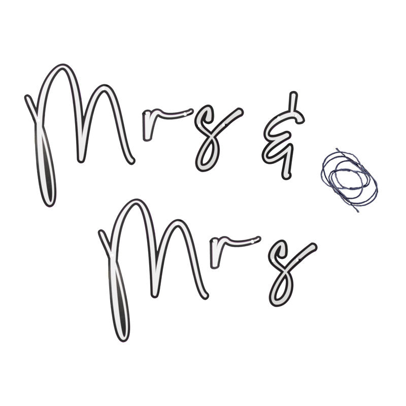 Customisable Mr & Mrs Paper Bunting  - 2m