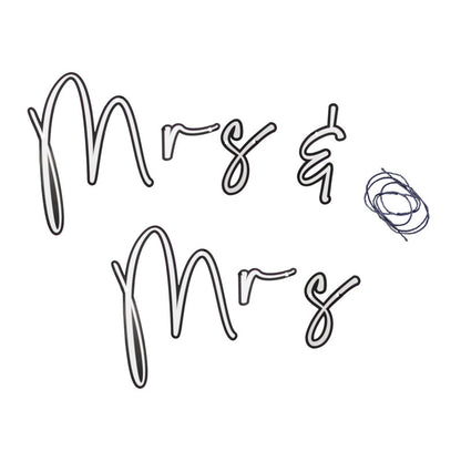 Customisable Mr & Mrs Paper Bunting  - 2m