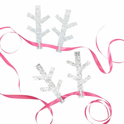 Glitter Antlers Headbands (5pk)