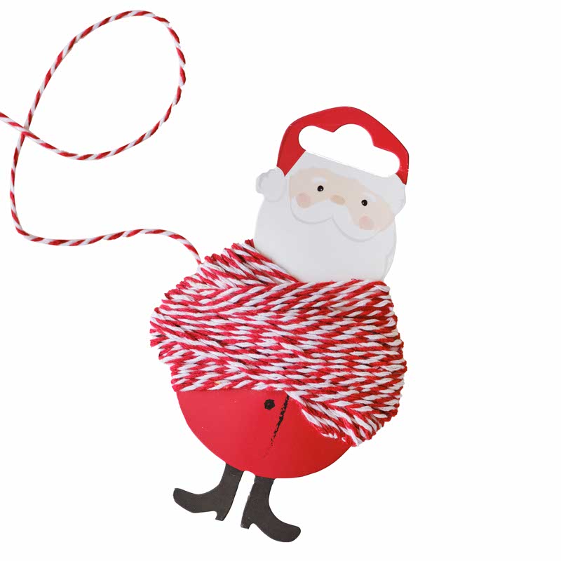 Red & White Christmas Twine - 10m – product image 2