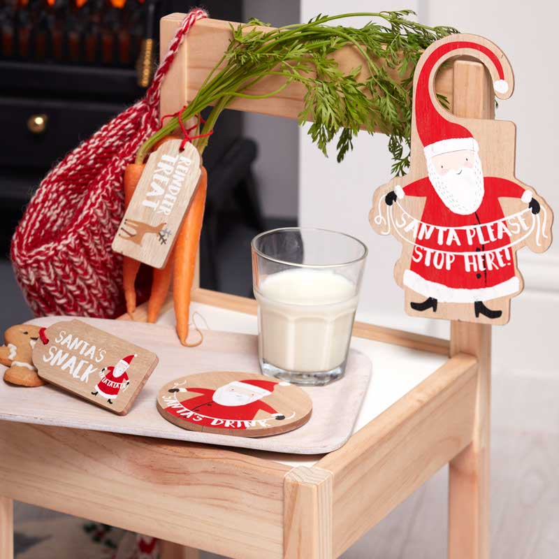 Wooden Santa & Friends Christmas Eve Kit