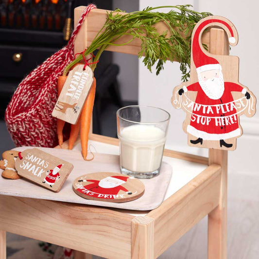 Wooden Santa & Friends Christmas Eve Kit