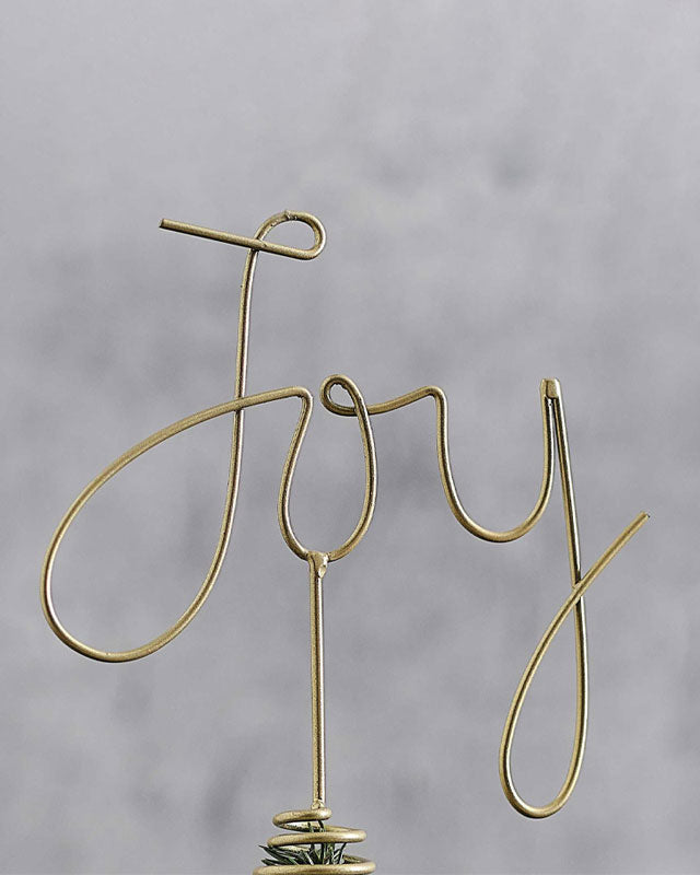 Metal Joy Tree Topper – Party Delights Wondergroup