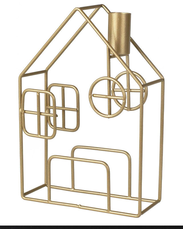 Metal House Dinner Candle Holder – product image 2
