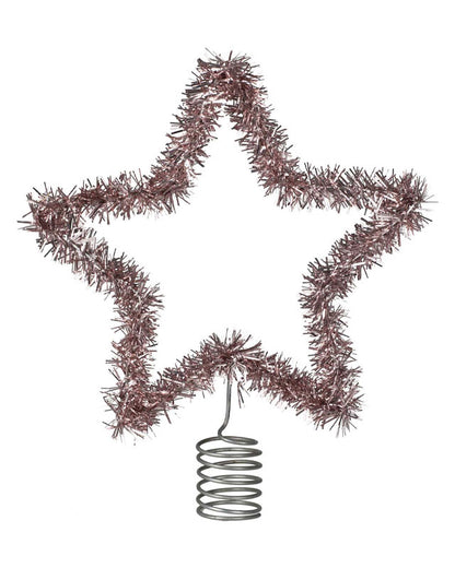 Tinsel Star Tree Topper