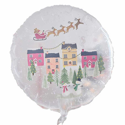 Snowglobe Balloon - 22" Foil