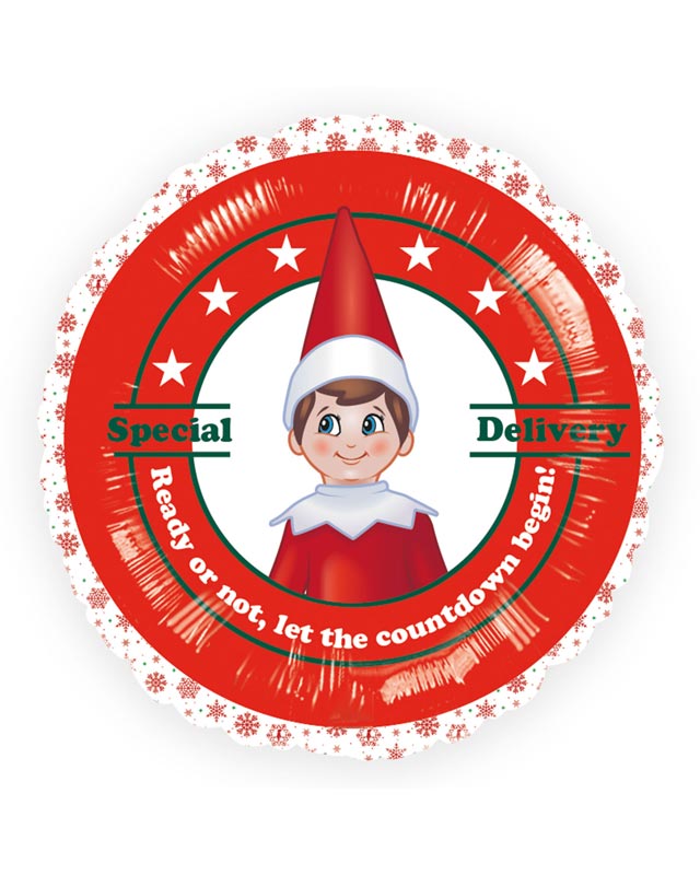 Elf On The Shelf Balloon - 18" Foil