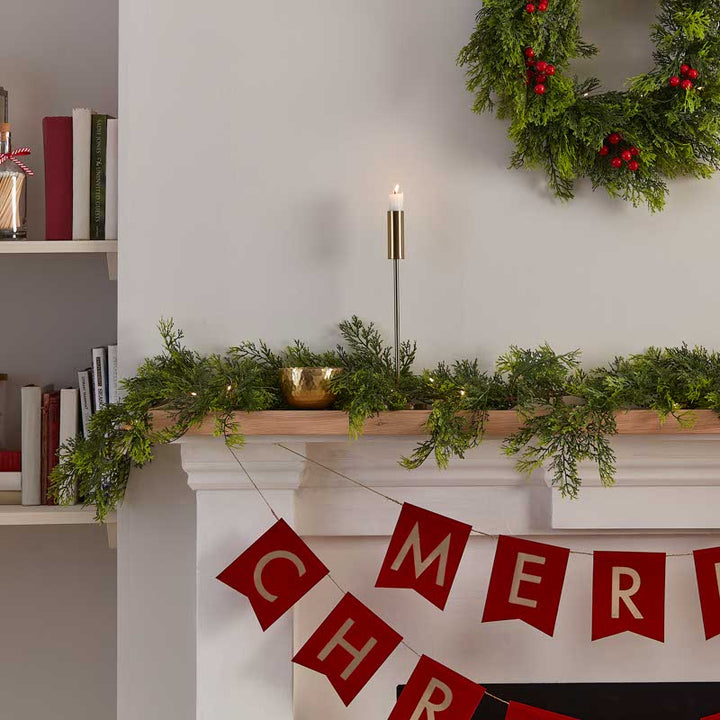 Pine Foliage Christmas Garland with Lights - 1.8m – product image 1