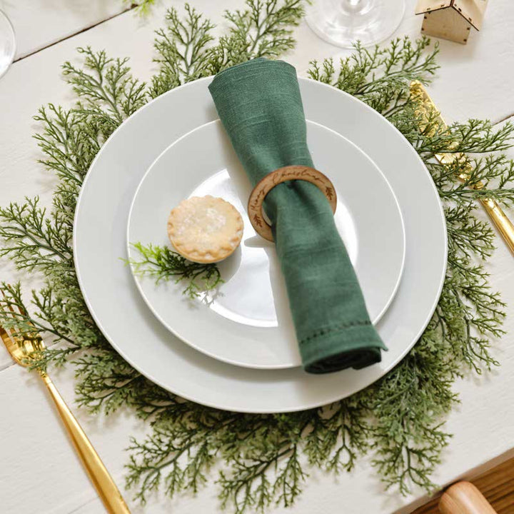 Foliage Christmas Plate Mats - 40cm (4pk) – product image 1