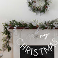 Mistletoe, Pine Cones & Silver Foliage Garland - 1.8m – product image 1