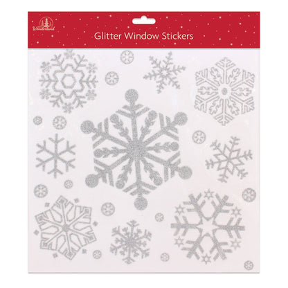 Glitter Window Stickers - Assorted