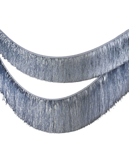 Silver Tinsel Garland