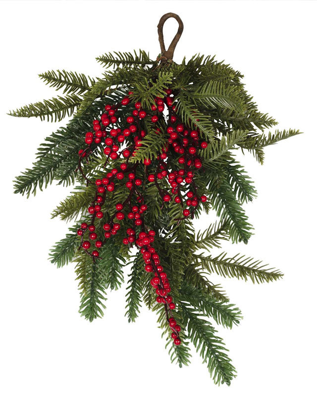 Foliage With Red Berry Swag – product image 2