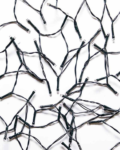 200 Warm White Outdoor LED Lights - Battery Operated