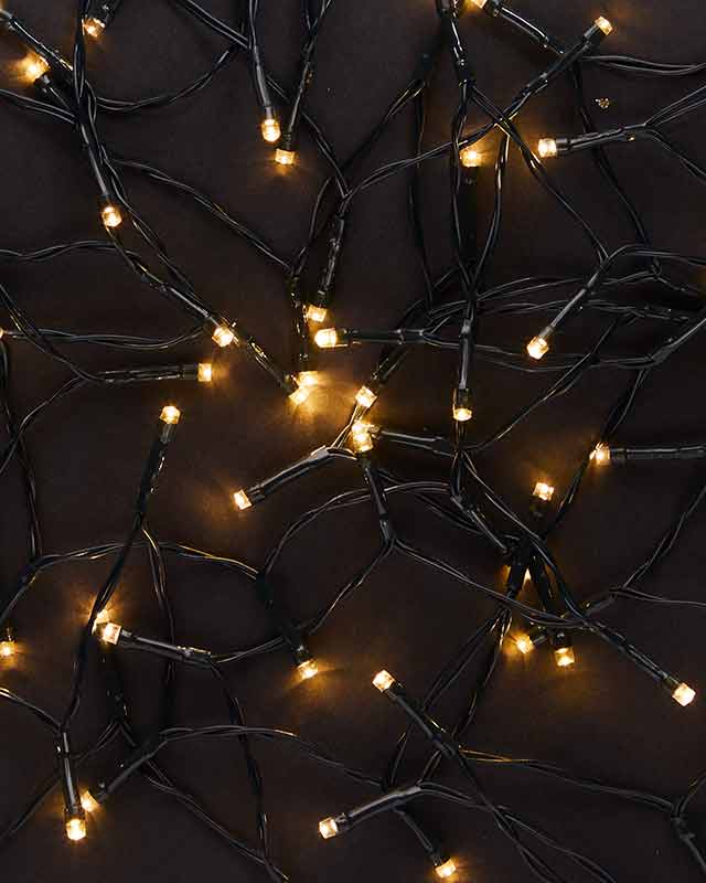 200 Warm White Outdoor LED Lights - Battery Operated – product image 1