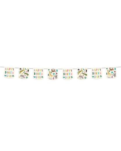Zoo Party Paper Bunting - 6m