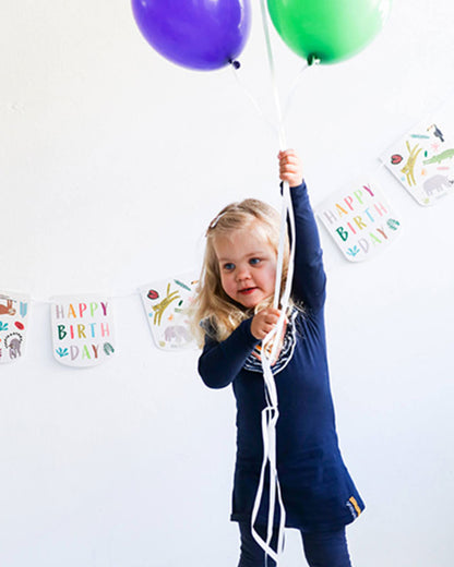 Zoo Party Paper Bunting - 6m