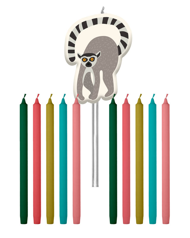 Zoo Party Candle Set (11pk)