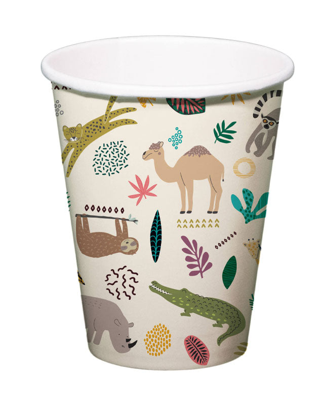 Zoo Party Paper Cups - 250ml (6pk) – product image 1