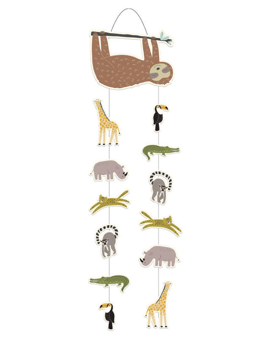 Zoo Party Paper Hanging Decoration - 30cm x 85cm