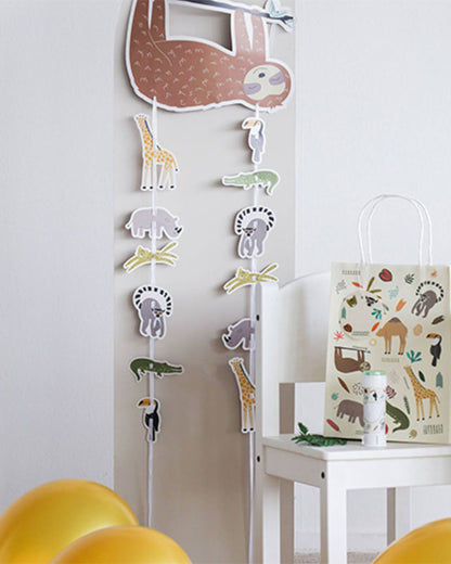 Zoo Party Paper Hanging Decoration - 30cm x 85cm
