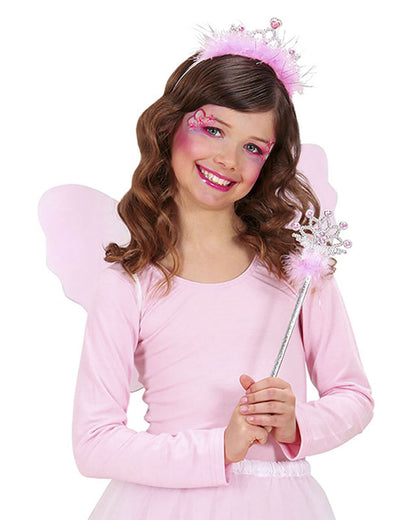 Jewelled Marabou Tiara & Wand