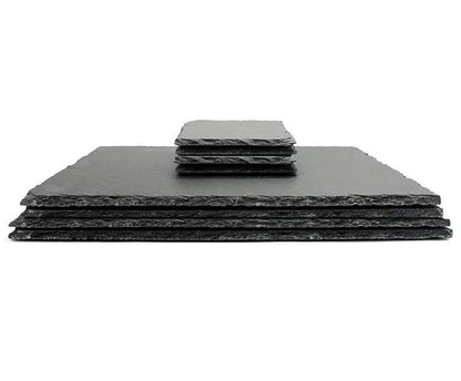 Natural Slate Placemats & Coasters - 8pc | M&W	