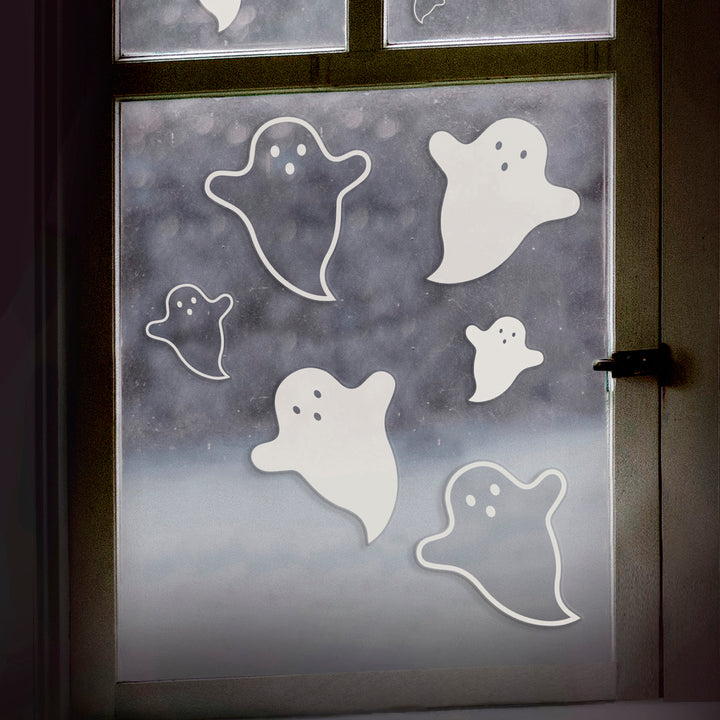 White Ghost Window Stickers – product image 1