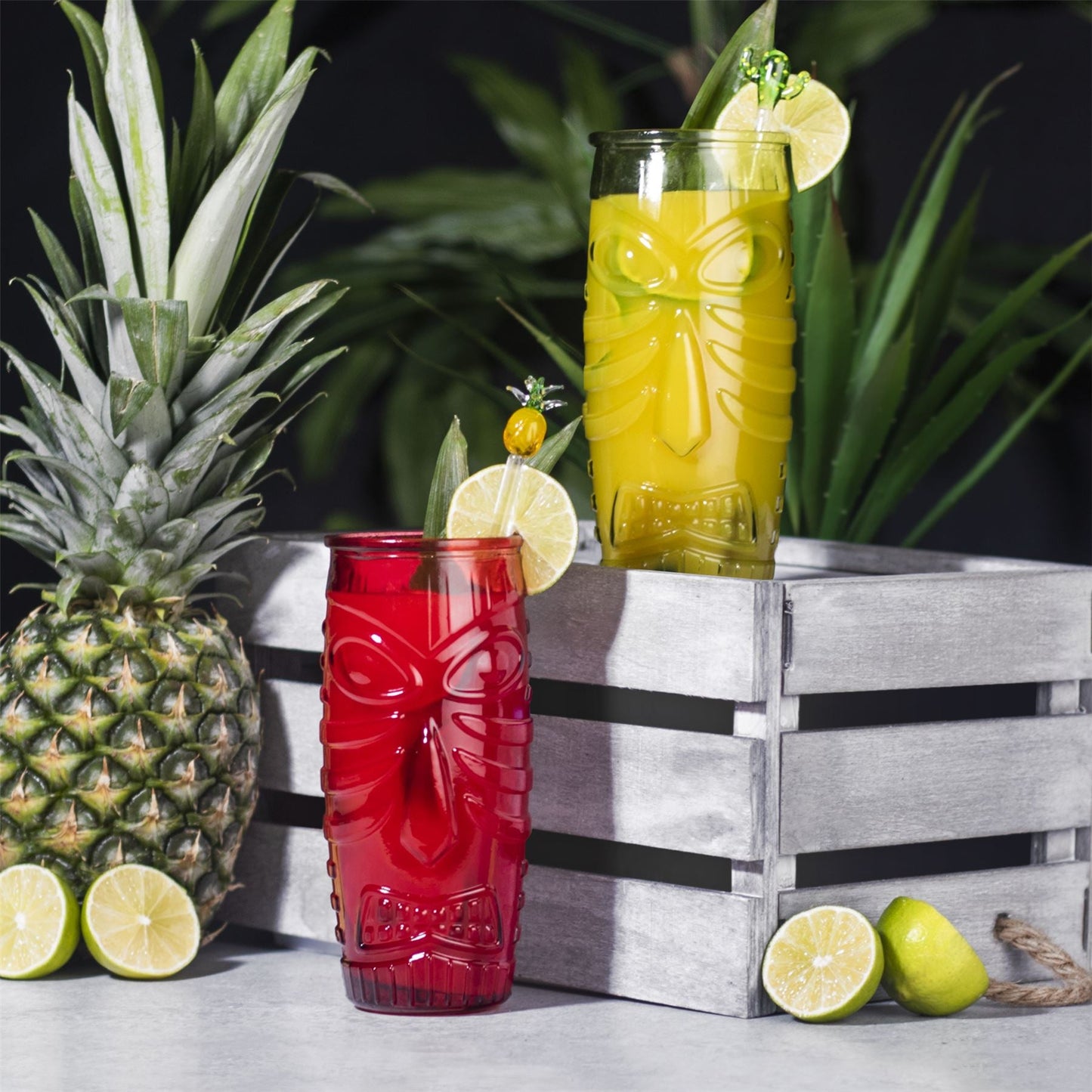 Tiki Cocktail Glasses - Set of 2 | Pukkr	