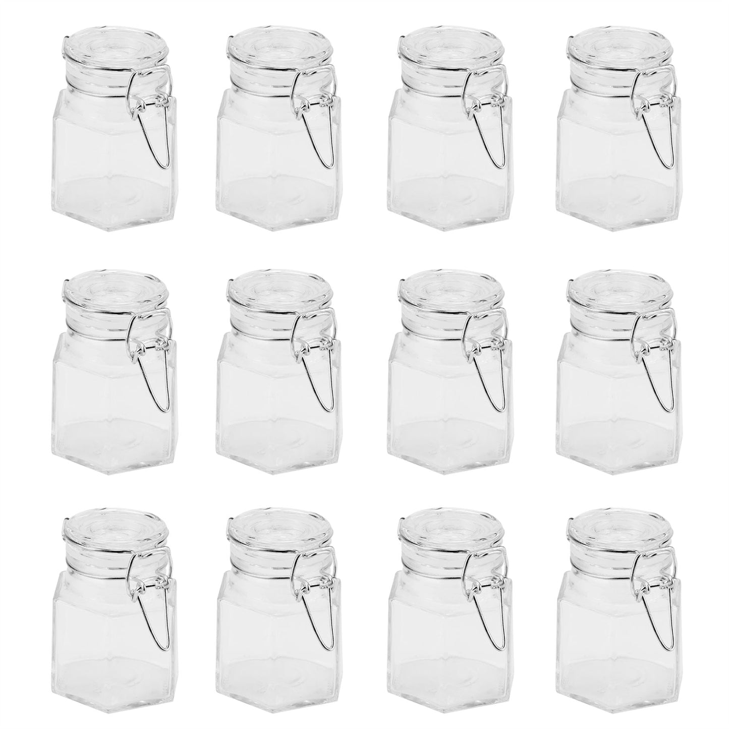 Hexagonal Spice Jars - Set of 12 | M&W	