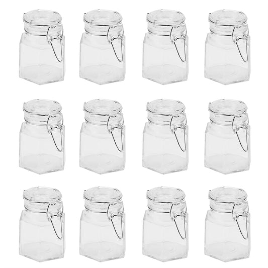 Hexagonal Spice Jars - Set of 12 | M&W	