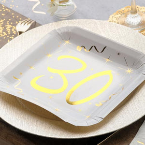 White and Gold Sparkle