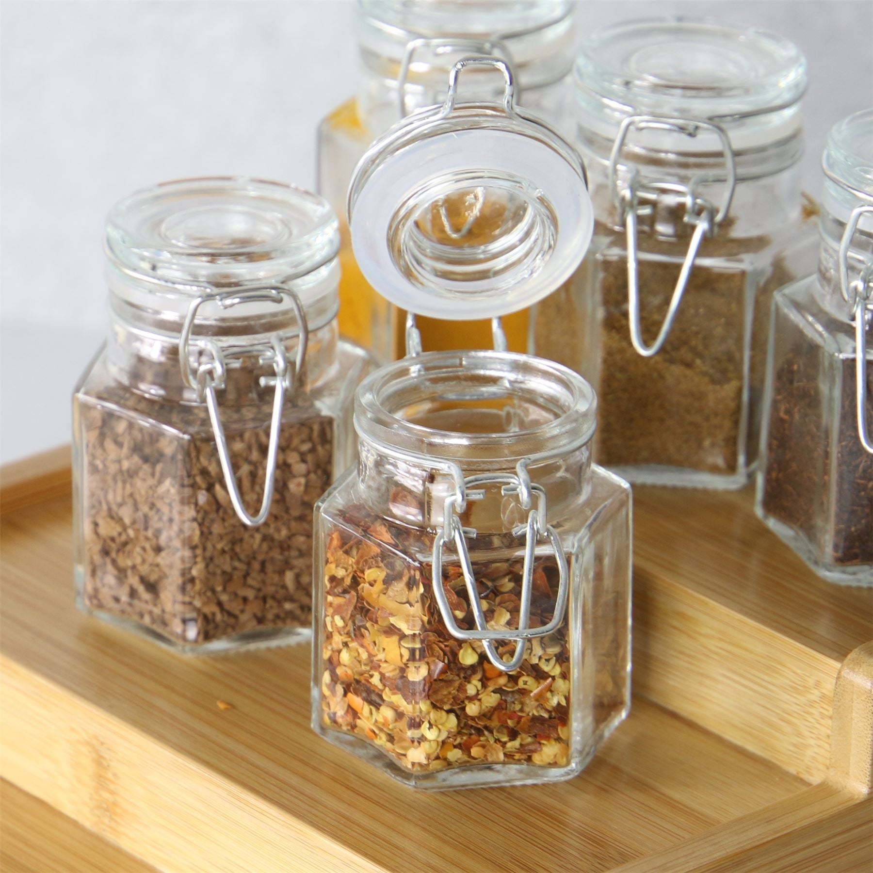 Hexagonal Spice Jars - Set of 12 | M&W	