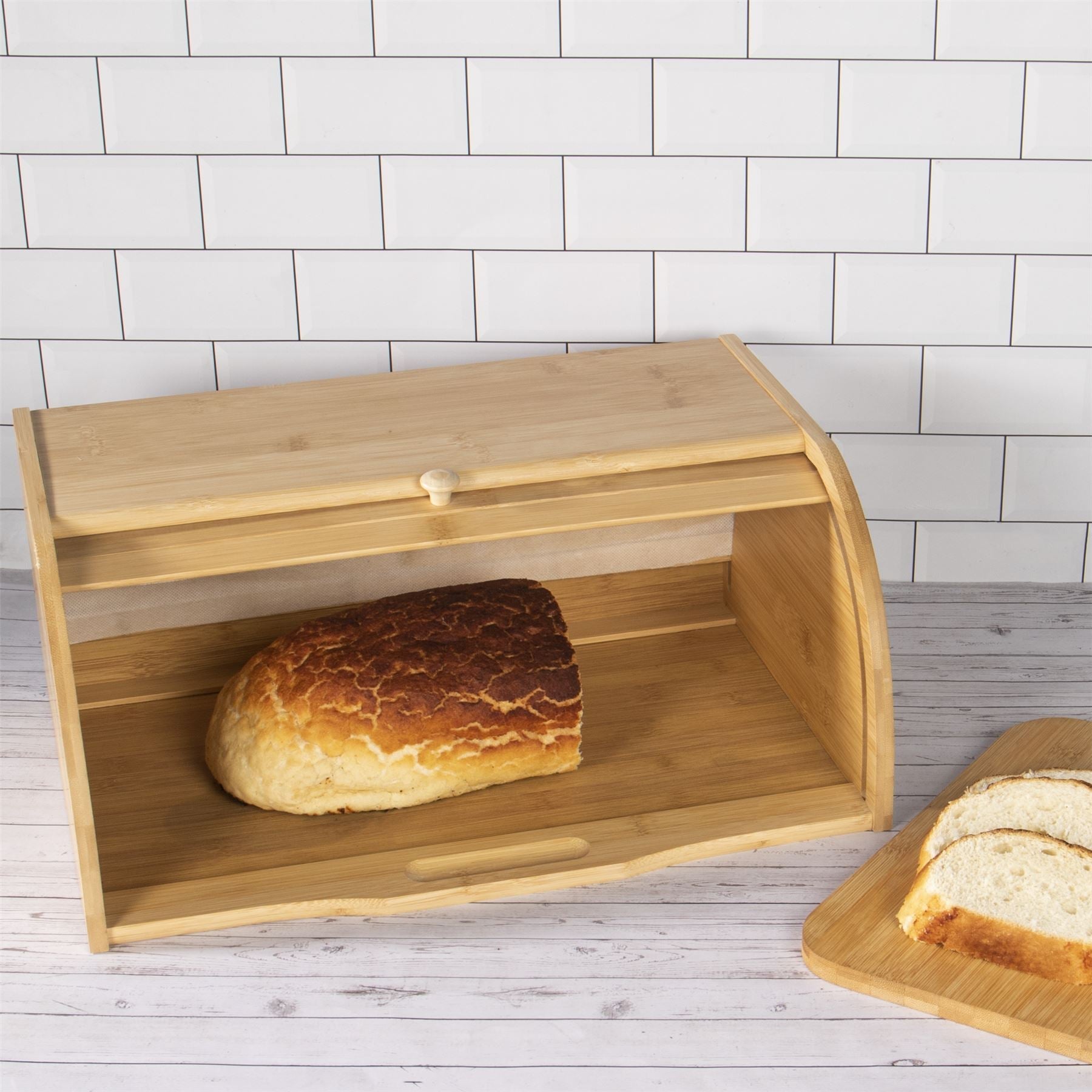 Bamboo Bread Bin | M&W	