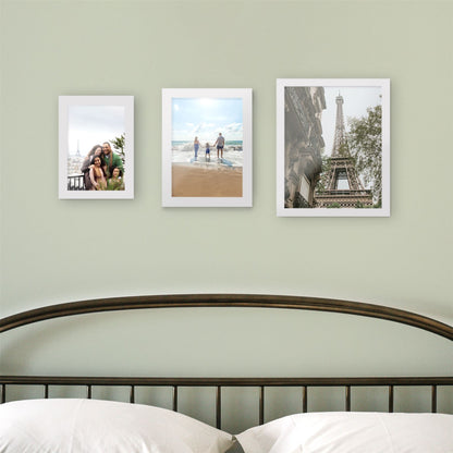 Assorted Photo Frames - Set of 10 White | M&W	