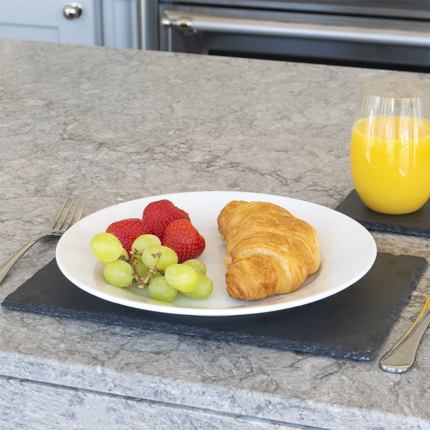 Natural Slate Placemats & Coasters - 16pc | M&W	