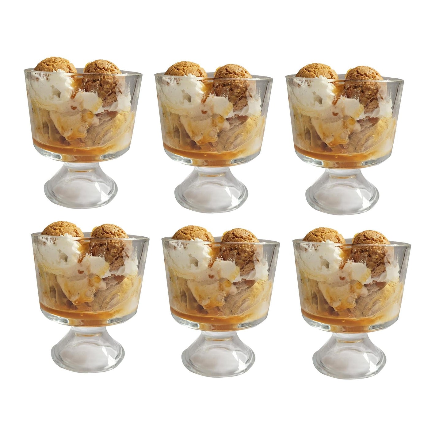 Mini Glass Serving Bowls - Set of 6 | M&W	