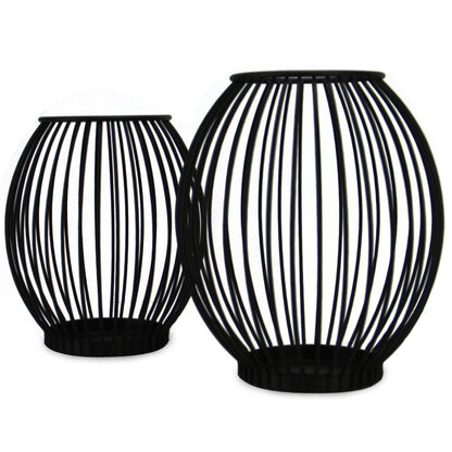 Cage Candle Holders - Set of 2 | M&W	