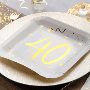 White and Gold Sparkle