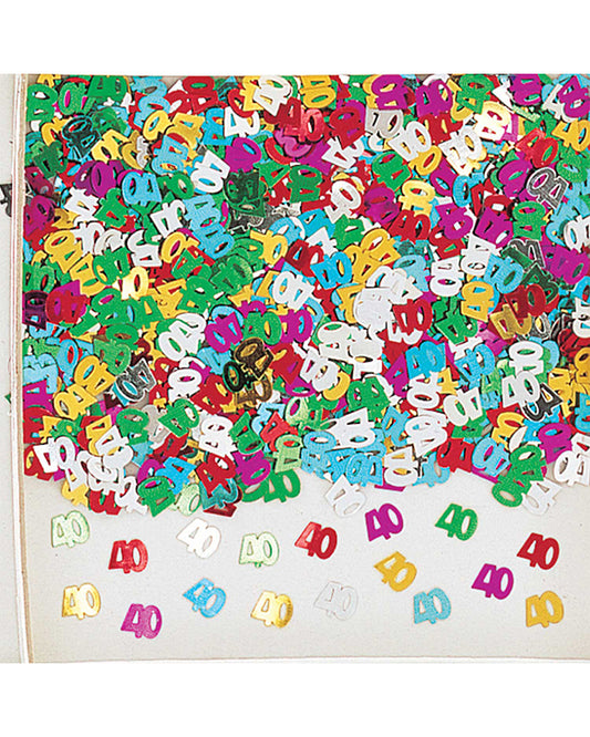 40th Birthday Table/Invite Confetti