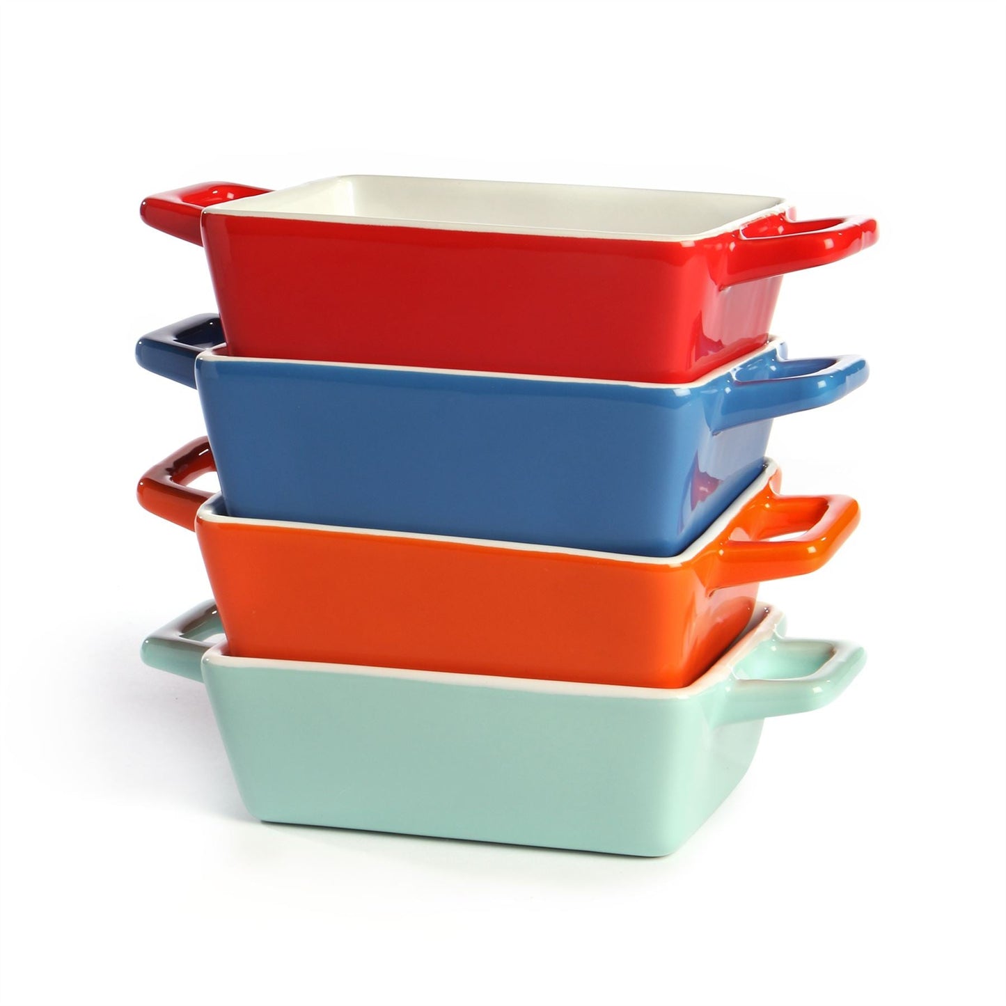 Mini Ceramic Oven Dishes - Set of 4 Rectangle | M&W	