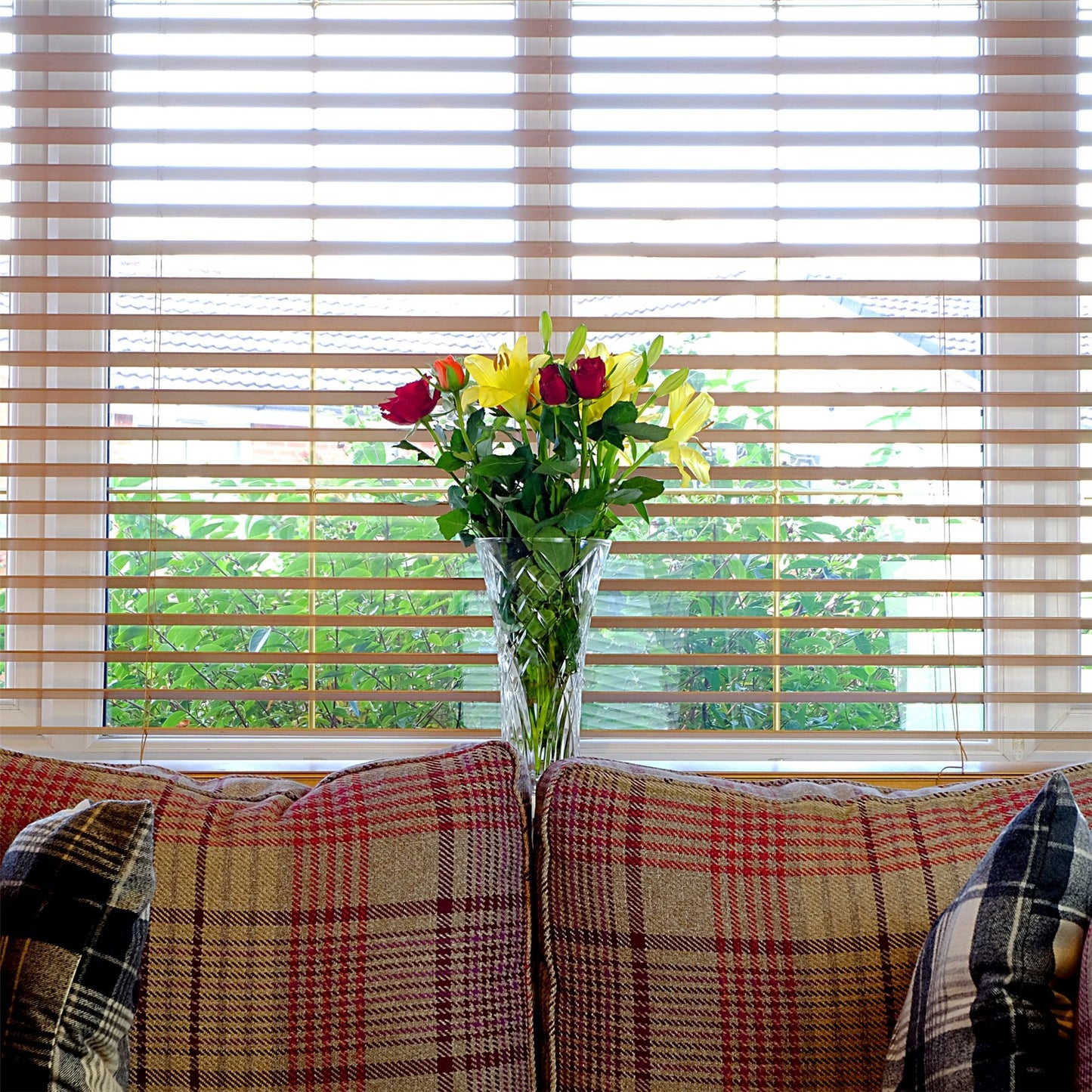 Crystal Glass Short Flower Vase | M&W	