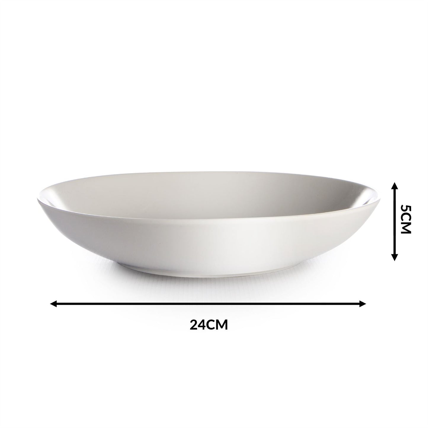 Porcelain Pasta Bowls - Set of 4 | M&W	