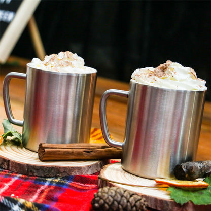Stainless Steel Mugs - Set of 2 | M&W	