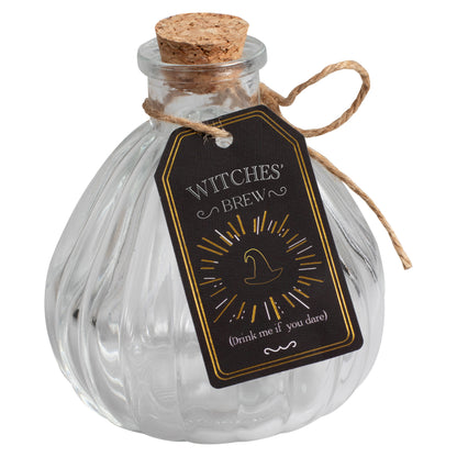 Witch's Brew Glass Potion Bottles (2PK)