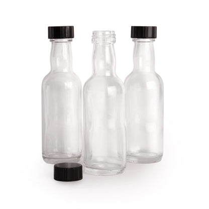 Miniature Glass Spirit Bottle - Pack of 50 | Pukkr	