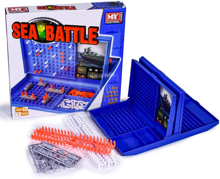 Classic Sea Battle Strategy Board Game For 2 Players – product image 1