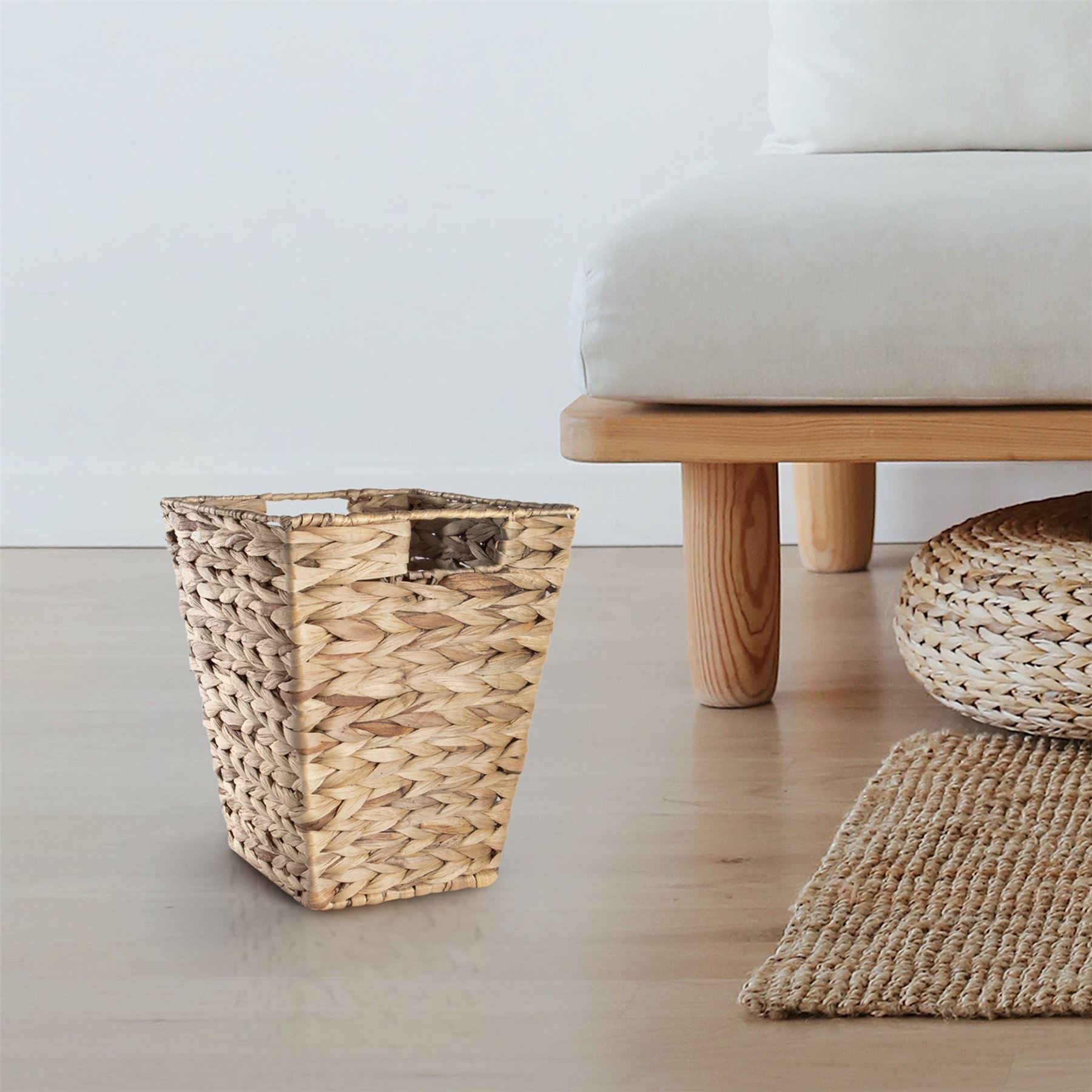 Natural Banana Leaf Waste Paper Basket | M&W	